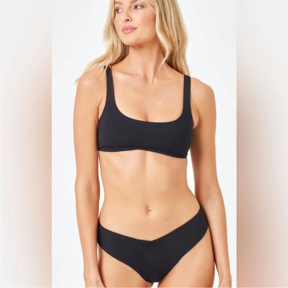 L*Space black prince bikini top - Picture 2 of 9